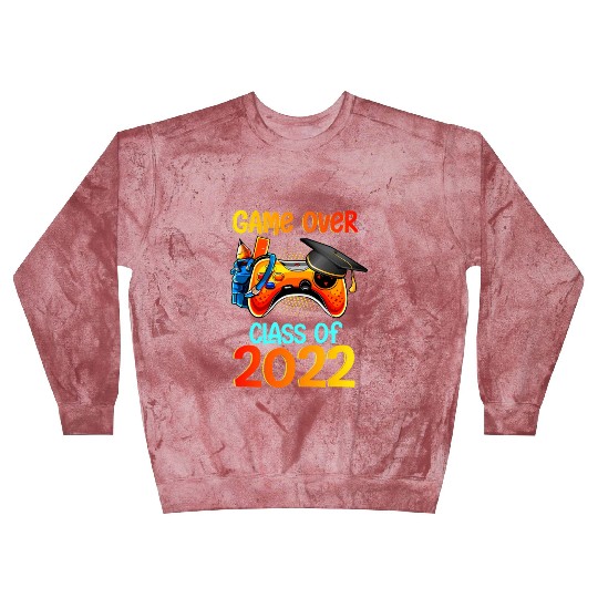 Game Over Class Of 2022 Video Games Graduation Blast Sweatshirts