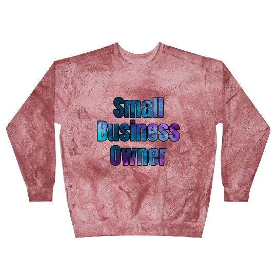 Small Business Owner watercolor Blast Sweatshirts