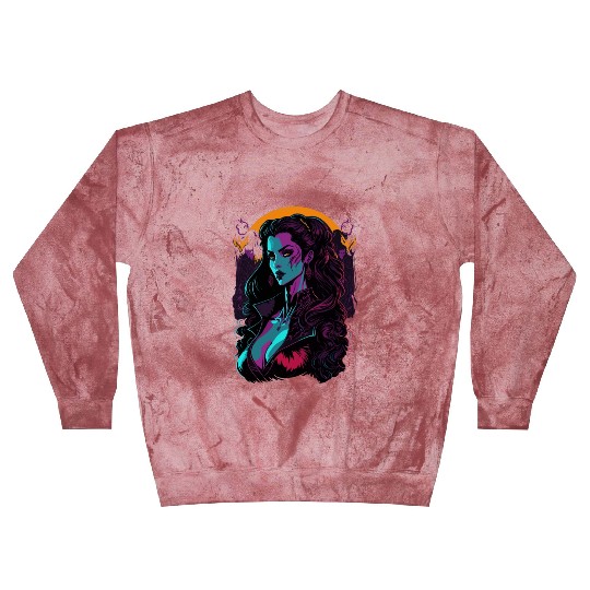 Vampire Girl Blast Sweatshirts