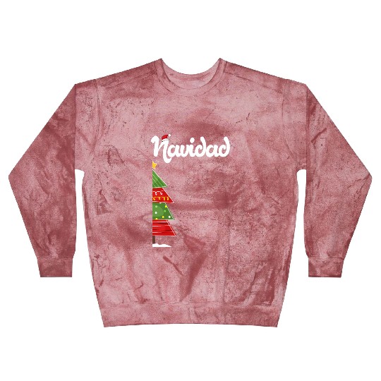Feliz Navidad Spanish Ugly Blast Sweatshirts