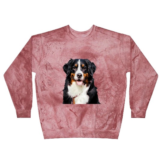 Portrait Of Bernese Mountain Dog Blast Sweatshirts