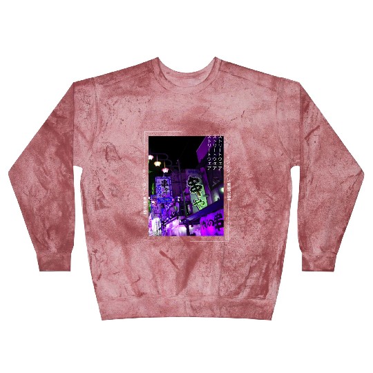 Japanese Cyberpunk Tokyo Streetwear Aesthetic Blast Sweatshirts