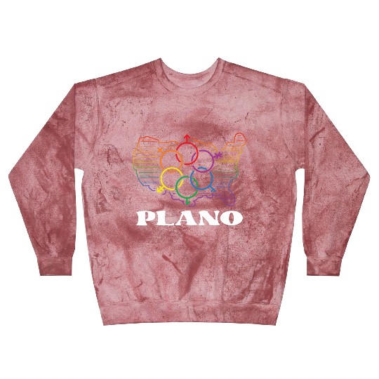 Plano Pride Month Pride Flag LGBT Community LGBTQ Blast Sweatshirts
