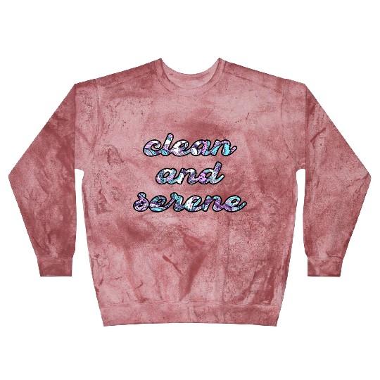 Clean and Serene paisley Blast Sweatshirts