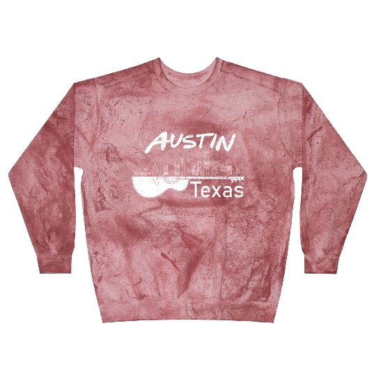 Austin Texas Souvenir Guitar Music Lover Gift Men Blast Sweatshirts