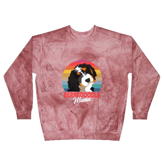 Bernedoodle Mama Dog Mom Owner Blast Sweatshirts