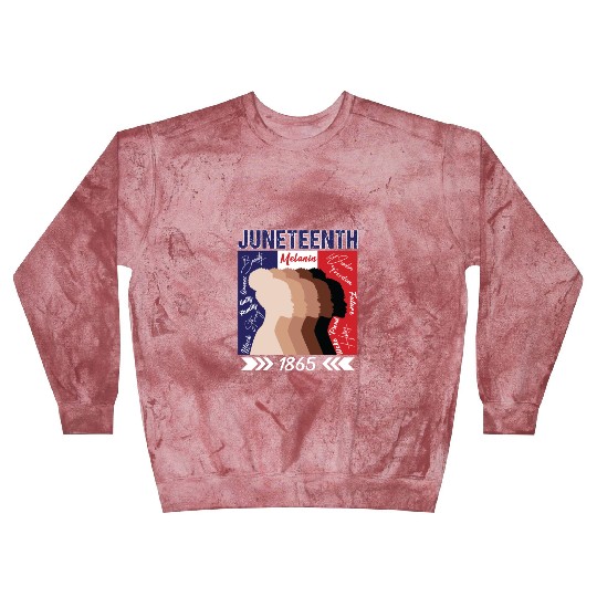 Celebrating Juneteenth with Melanin Women Blast Sweatshirts