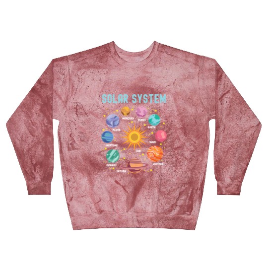 Solar System Planets Science Blast Sweatshirts