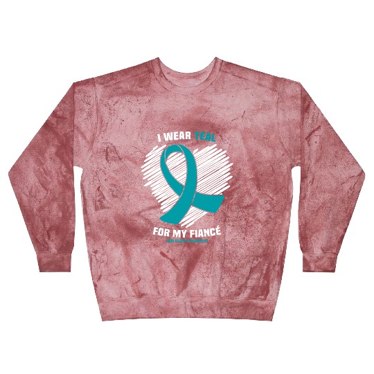 I Wear Teal For My Fiance Food Allergy Awareness Blast Sweatshirts