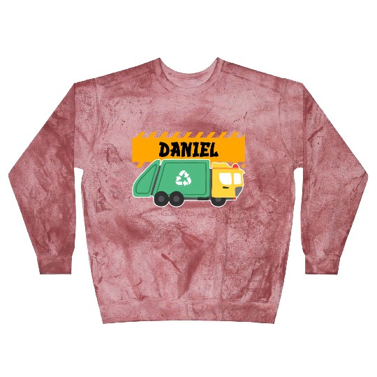 Daniel Trash Truck For Collector Ecologist Garbage Blast Sweatshirts