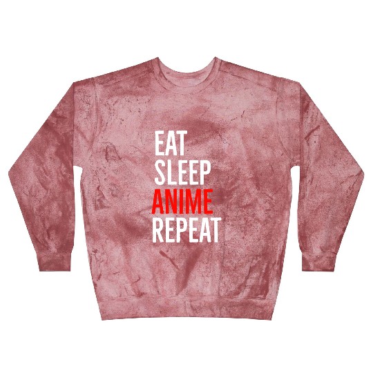 Eat Sleep Anime Repeat Blast Sweatshirts