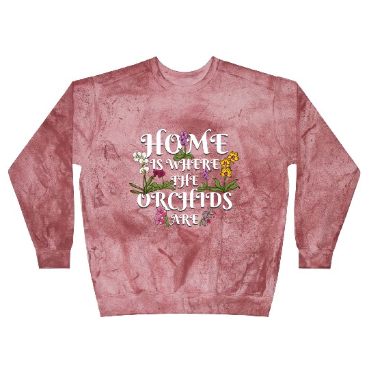 Orchid Flower Lover Women Florist Plants Lover Blast Sweatshirts