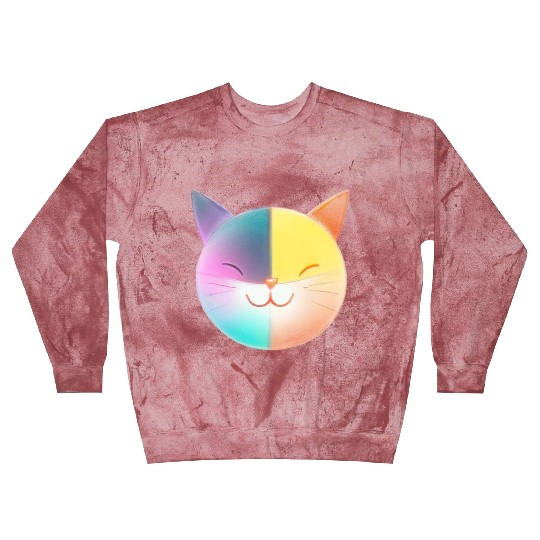 A cat smiling Blast Sweatshirts