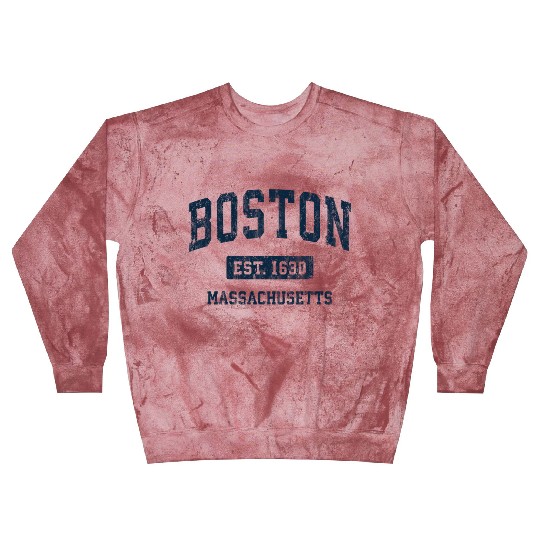 Boston Massachusetts Ma Vintage Athletic Blast Sweatshirts