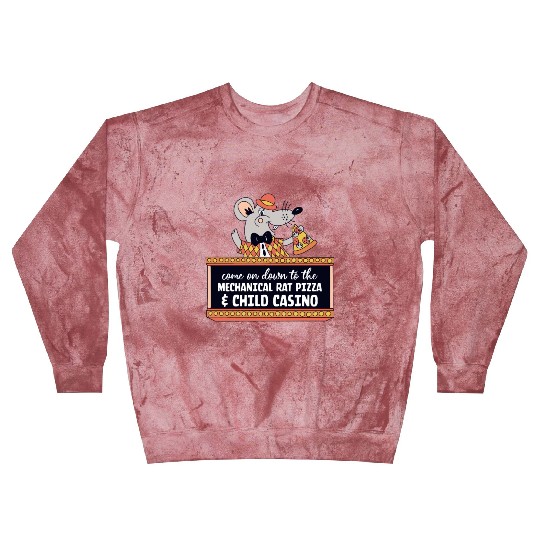 The Mechanical Rat Pizza & Child Casino Blast Sweatshirts