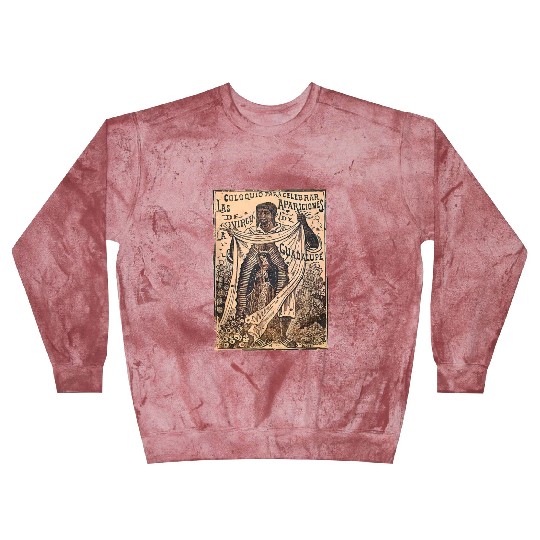 St Juan Diego Our Lady of Guadalupe Vintage Mary C Blast Sweatshirts