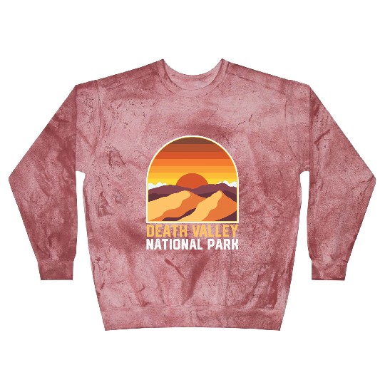 Death Valley National Park Retro Style Blast Sweatshirts