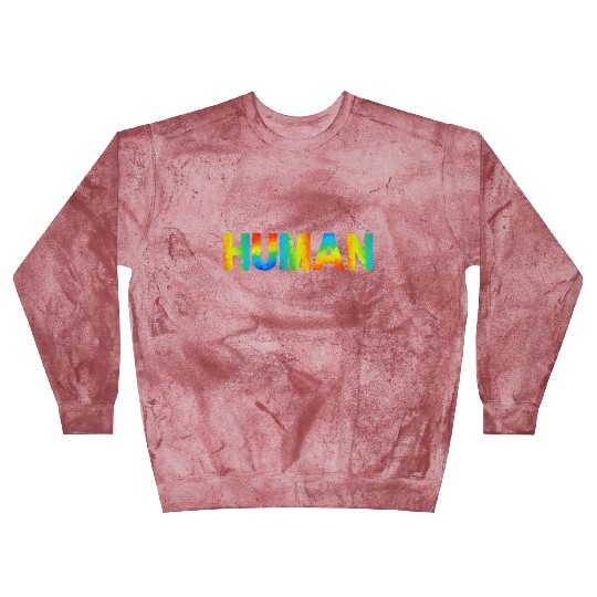 HUMAN LGBT Flag Gay Pride Month, Transgender Blast Sweatshirts