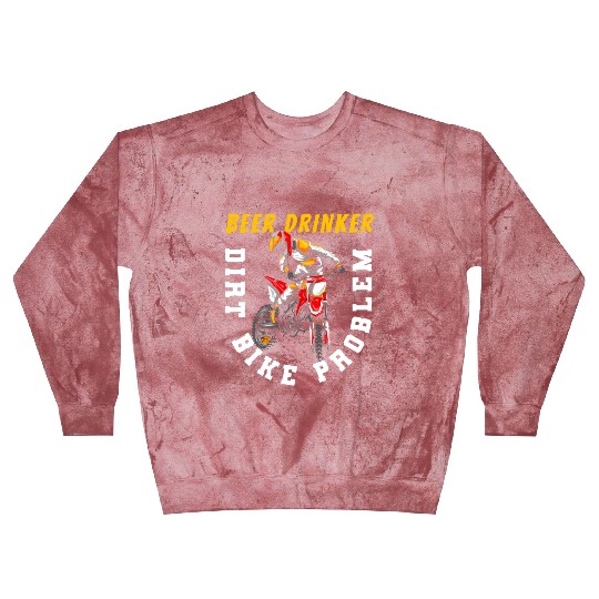 Dirt Bike Drinker - Supermoto Mx Motocross Dirt Blast Sweatshirts