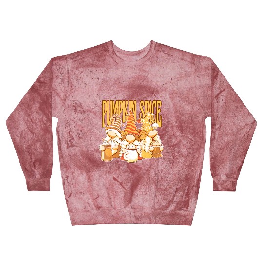 Gnomes Autumn Season Pumpkin Spice Hallothanksmas Blast Sweatshirts