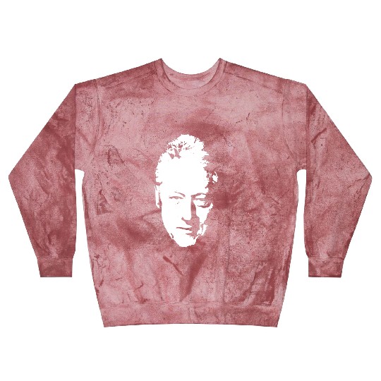 Bill Clinton White On Black Pop Art Blast Sweatshirts