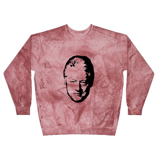 Bill Clinton Black On White Pop Art Blast Sweatshirts