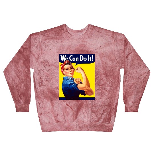 Rosie The Riveter We Can Do It Blast Sweatshirts