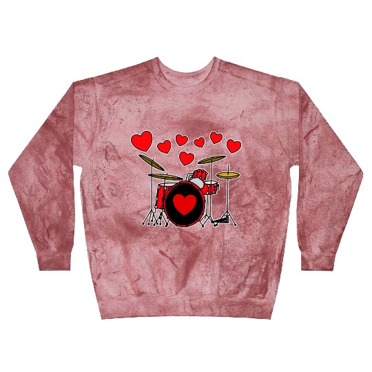 Valentines Drummer Drum Teacher Wedding Musician Blast Sweatshirts