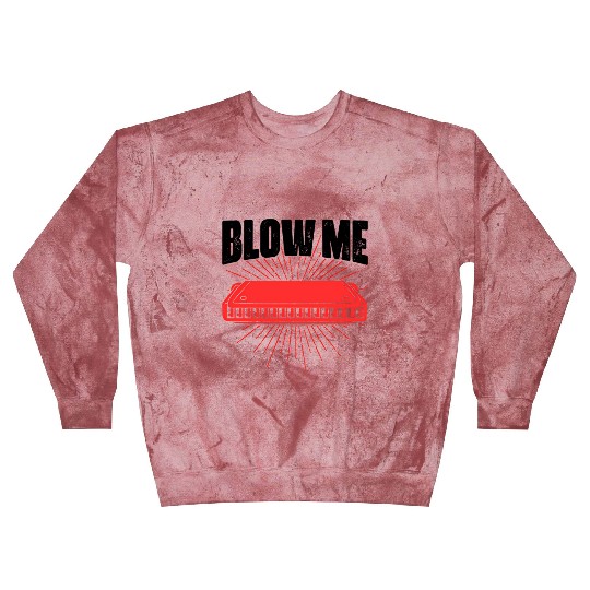 Blow Me Harmoa Wind Instrut Jazz Music Blast Sweatshirts