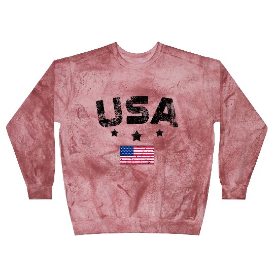 Father's day Best dad ever with US american flag Blast Sweatshirts