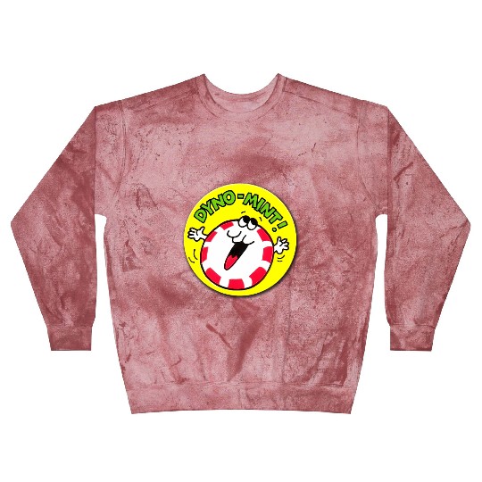 Vintage Scratch And Sniff Sticker Peppermint Dyno- Blast Sweatshirts