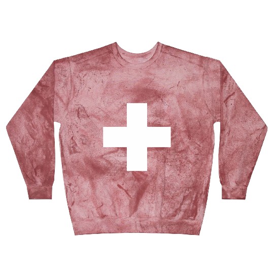 Swiss Cross Switzerland Flag Blast Sweatshirts