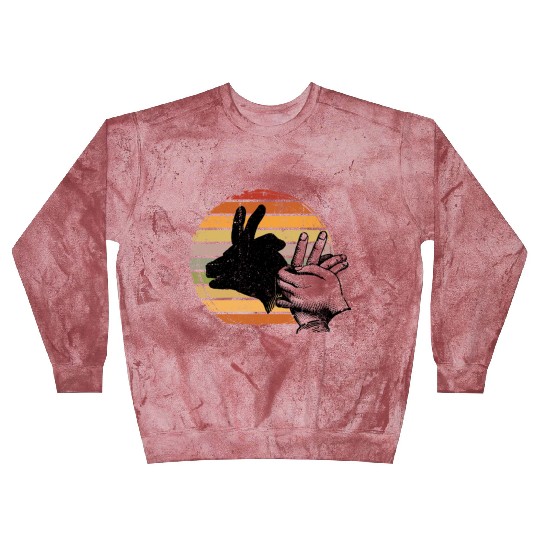 Animal Shadows goat Blast Sweatshirts