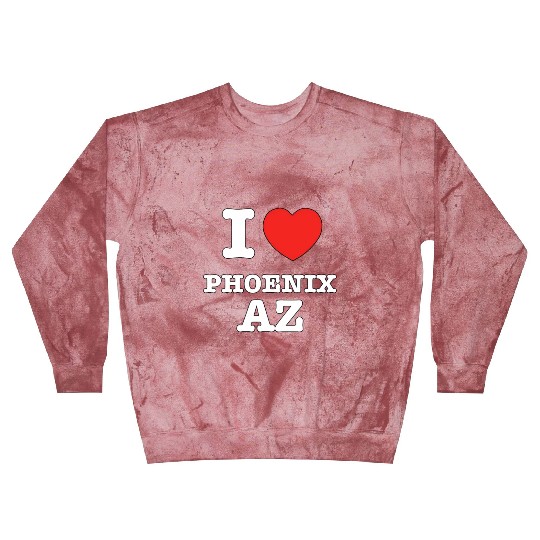 I Heart Phoenix Arizonna Love Blast Sweatshirts