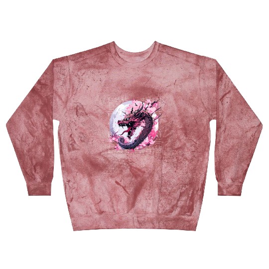 Japanese Dragon Cool Oriental Asian Dragon Humor Blast Sweatshirts