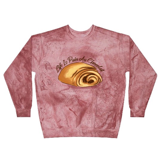 Life Is Pain And Chocolate Sweet Foods Blast Sweatshirts