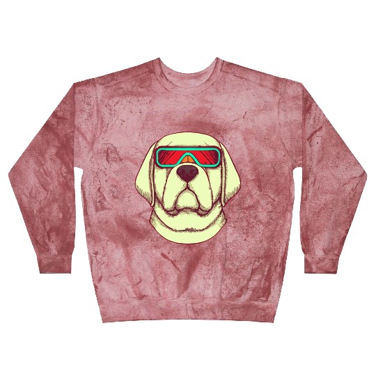 Retrofuturism Labrador Dog Lover Retriever Blast Sweatshirts