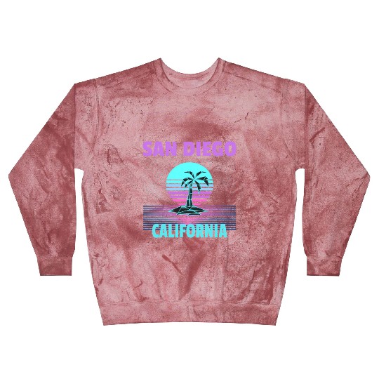 San Diego Vacation - Palm Tree Blast Sweatshirts