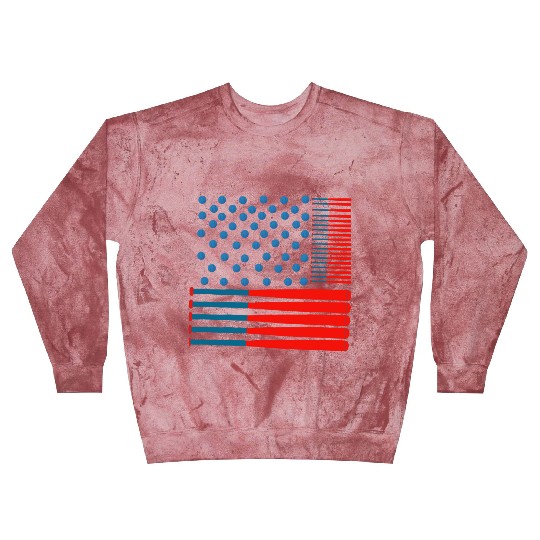 Baseball Stars & Stripes: A Patriotic Swing Blast Sweatshirts