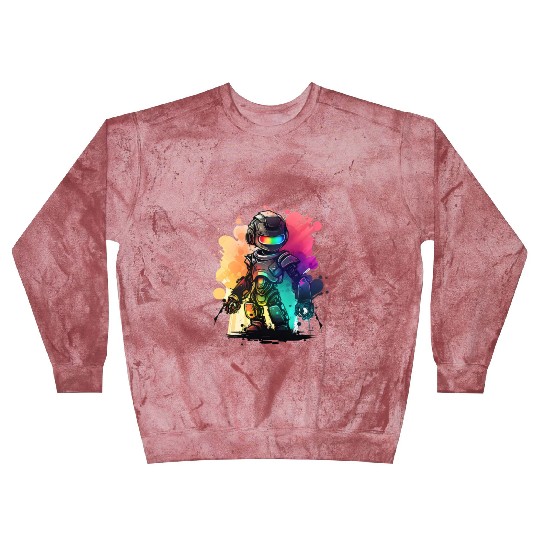 Retro Robot Cute Robotic Engineer Technology Blast Sweatshirts