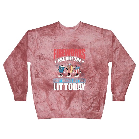 Fireworks are not the only things getting lit Blast Sweatshirts
