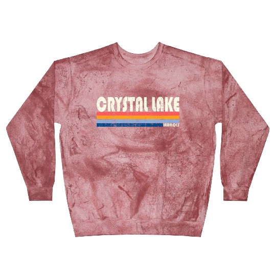 70S 80S Style Crystal Lake Il Blast Sweatshirts