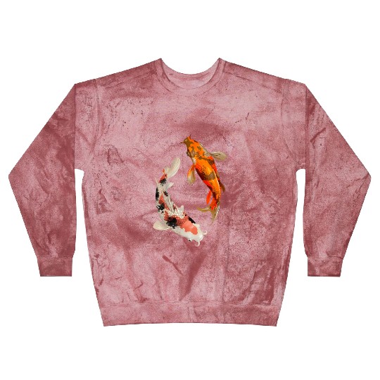 Japanese Koi Fish Nishikigoi Yin Yang Carp Blast Sweatshirts