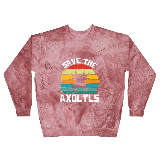 Save The Axolotls Cute Blast Sweatshirts