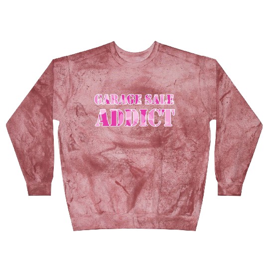 Garage Sale Addict pink camo Blast Sweatshirts