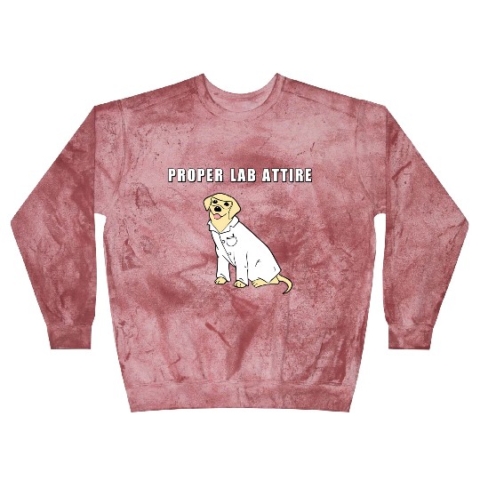 Proper Lab Attire Laboratory Dog Pun Science Blast Sweatshirts