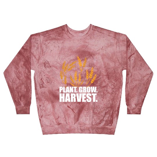 Wheat Farmer Plant Grow Harvest W Blast Sweatshirts