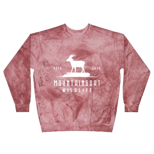 Mountain Goat Nature Wild Animals Mountain Animals Blast Sweatshirts