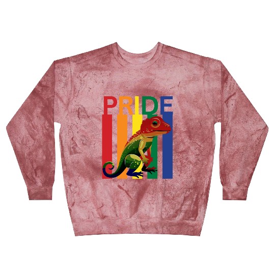 Gay Pride Gecko Blast Sweatshirts