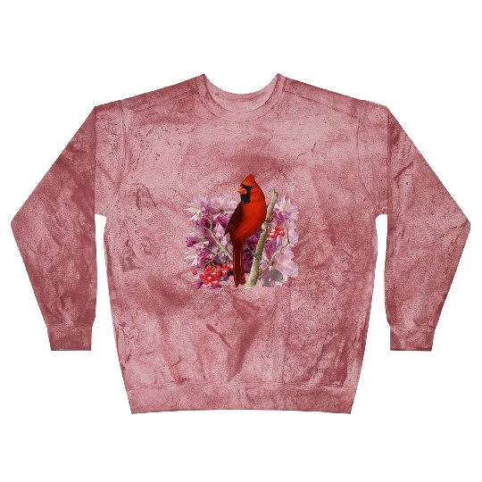 Funny Red Cardinal Bird Ornament Christmas Gifts Blast Sweatshirts